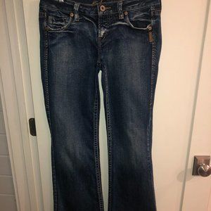 vintage Silver Jeans Lola flare leg jeans sz 31/33 EUC